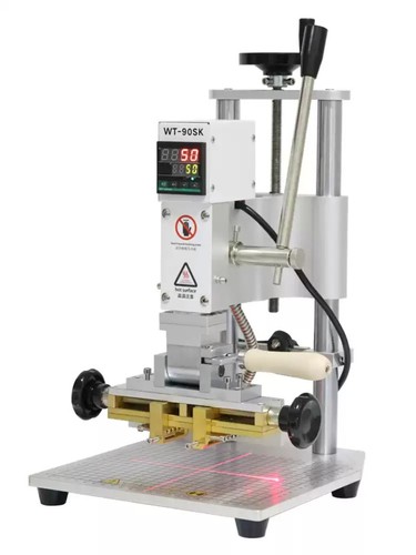 Manuelle heißprägemaschine - manuelle,