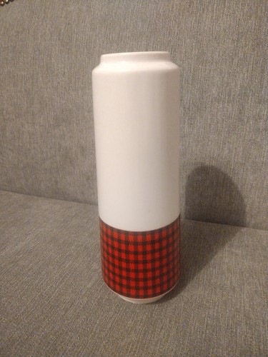 Porzellanvase weiß mit - in,