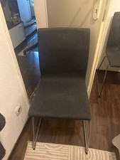 4 Ikea Essstühle Graue Farbe