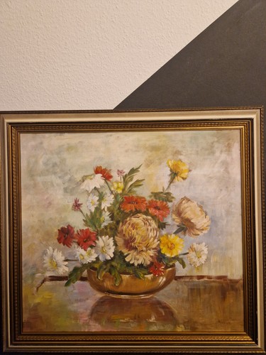 Großes vintage ölgemälde - großes,