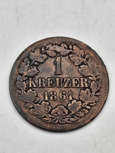 Kreuzer 1861 großherzogtum - kreuzer,