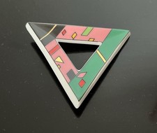 Porzellan-Brosche Rosenthal Studio-Line, Design Barbara Brenner-Vintage