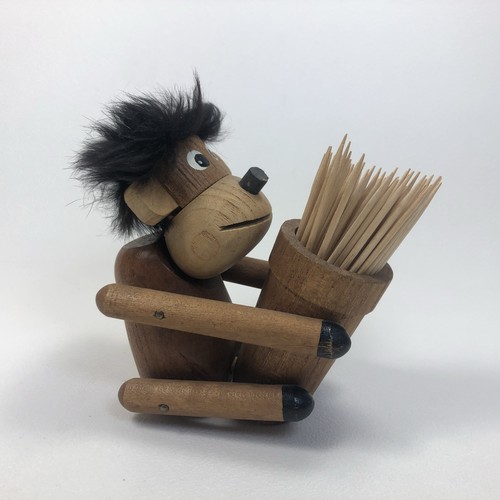 Holz figur affe - figur, mid