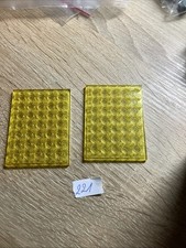 Lego Classic Space 2 Platten 6 x 8 gelb transparent