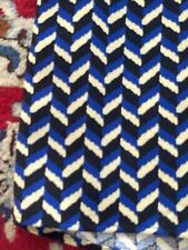 Lulu ? Love Kleid Zickzack Minikleid 38-40 Blau Königsblau Paris