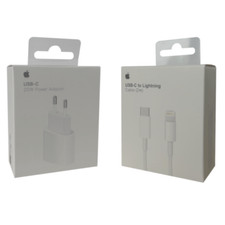 ORIGINAL Apple Power Adapter 20W Ladegerät + USB-C zu Lightning Ladekabel 2 m