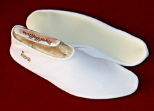 IWA Trampolinschuhe weiß m weißer Sohle Turnschläppchen Gymnastikschuhe 30-44