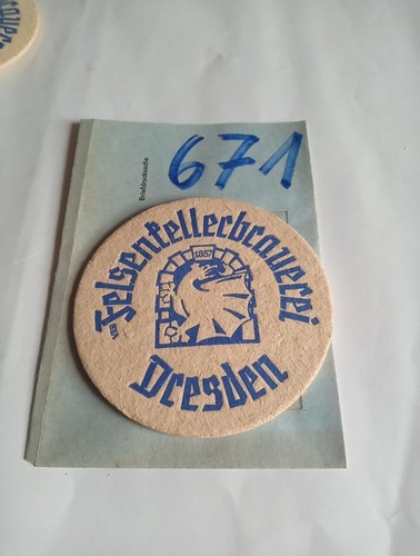 Stück ddr bierdeckel veb - 1,