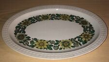 Pontesa Castillian Collection Servierplatte Blumenmuster Spanien 1960er/70er