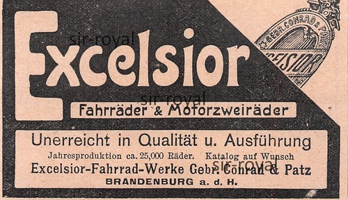 Excelsior fahrrad werke - excelsior, fahrrad-werke