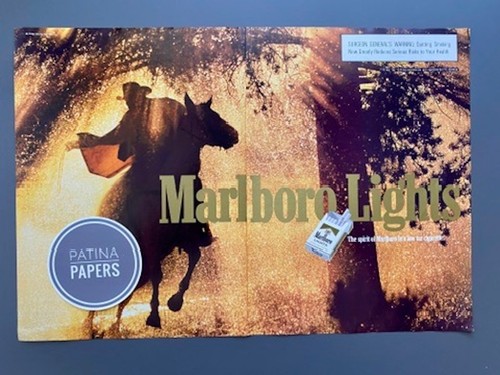 1997 marlboro lights cowboy - lights,