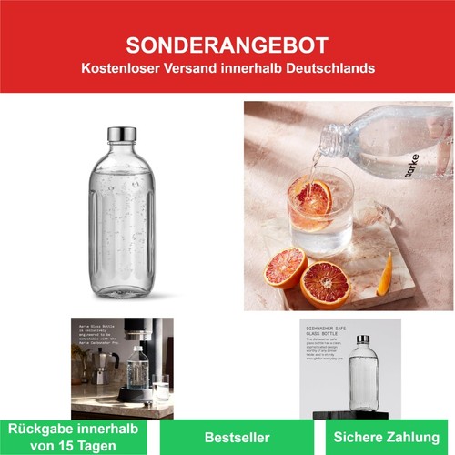 Aarke glasflasche für - aarke,