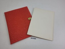 Briefmappe orange rot - briefmappe,