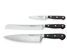 WÜSTHOF Classic Messersatz 3-tlg, Klingenlänge: 38,2cm, Messerset, 60-1120160304