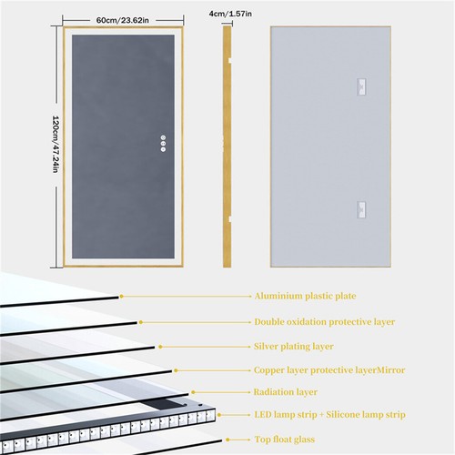 Luxu led badspiegel - led,