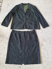 Damen  Anzug aus Blazer+Rock,Gr.48,grün