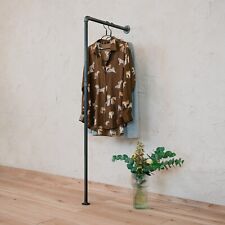 Kleiderstange Schwerlast Garderobenstange Industrial Design für Wand Gusseisen