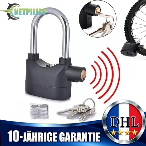 Fahrradschloss mit alarm 110db - mit,