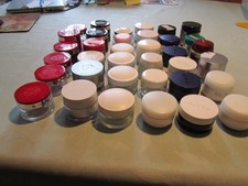 36 Creme-, Salben-Dosen, Tiegel leer gebraucht, Cremedosen,