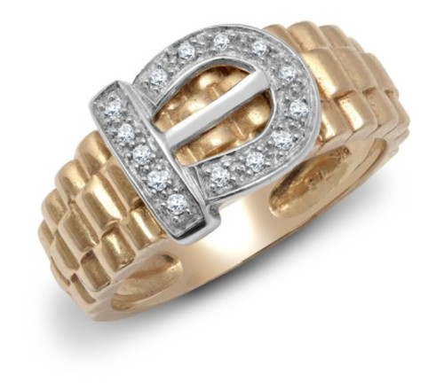 9ct gelbgold dornschließe - gelbgold,