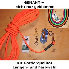 BioThane rund  runde Schleppleine GENÄHT nicht nur geklemmt Schweißleine