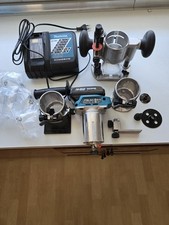 Makita Oberfräse DRT 50 ZJX2 mit Schnelladegerät und Akku 18V Li-Ion 3 0 Ah