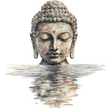 4x Sticker Buddha Car Sticker