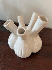 VASE CREME DEKO KERAMIK BLUMENVASE