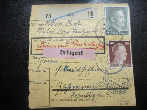 2606 reich paketkarte aus - reich,