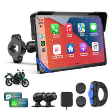 7" Motorrad CarPlay mit TPMS &