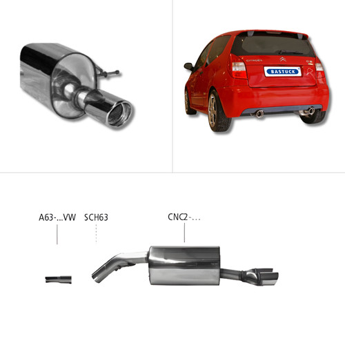 Bastuck sportauspuff citroen - sportauspuff,