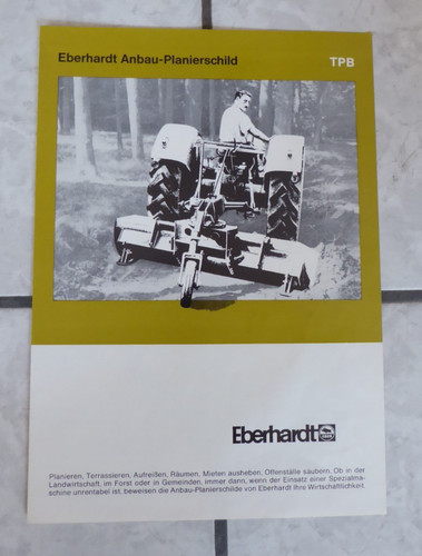 Eberhardt anbau planierschild - eberhardt,