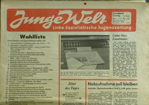 Zeitung junge welt vom - junge,