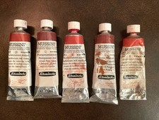 Schmincke Mussini Sammlung Konvolut Ölfarbe 5 Stück x 35 ml