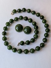 Vintage nephrit jade kette und - jade,