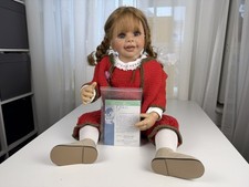 Künstlerpuppe Puppe Monika Peter Leicht Vinyl Puppe 75 cm. Top Zustand 