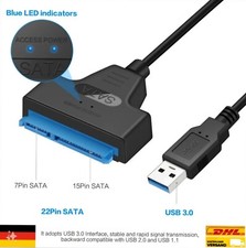 USB to Sata Adapter 3.0 to 2.5" 3.5" Sata HDD SSD Hard Drive Power Adapters