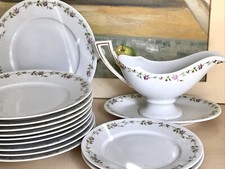 Antik schönes Porzellan Tafelservice Jugendstil ~1890 Esservice Hutschenreuther