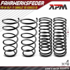 4x Federn Fahrwerksfeder Vorne