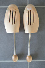 1 Paar Schuhspanner Schuhformer Schuhdehner Spiralfeder Holz Gr. 42/43