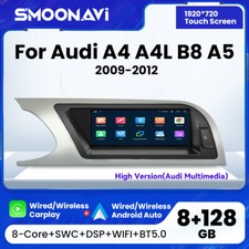 2009-2012 Audi A4 B8 A5 S5 High Autoradio Wireless Carplay Android 14 128GB WIFI
