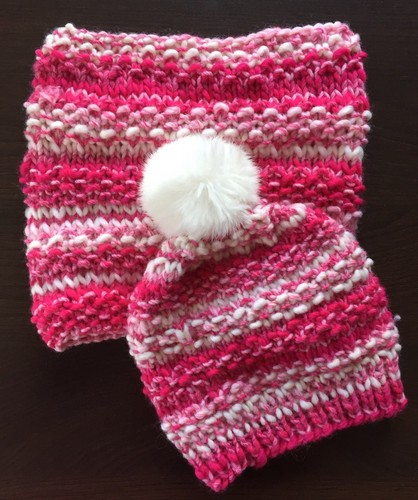 Strickmütze loop pink - loop, "pink"