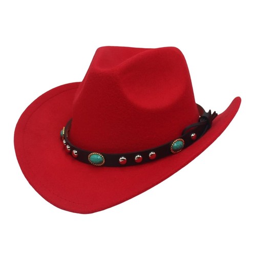 Filz western cowboy hut mit - filz-western-cowboy-hut,