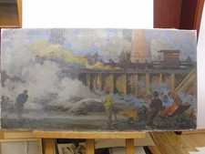 Gemälde Öl/LWD Kokerei auf