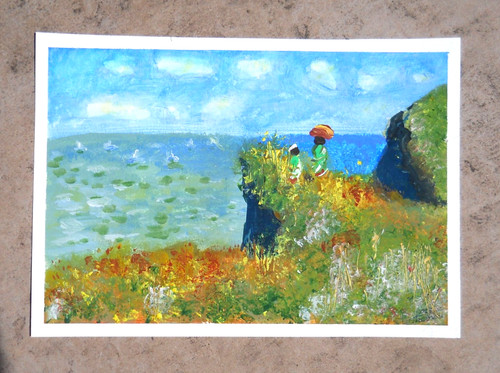 Original aquarell acryl - original,