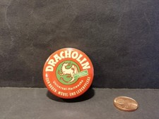 Alte Blechdose für Kaufmannsladen DRACHOLIN Bohnerwachs Zubehör Puppenstube