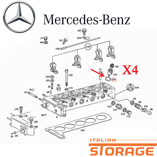 Für mercedes om617 anello - om617,