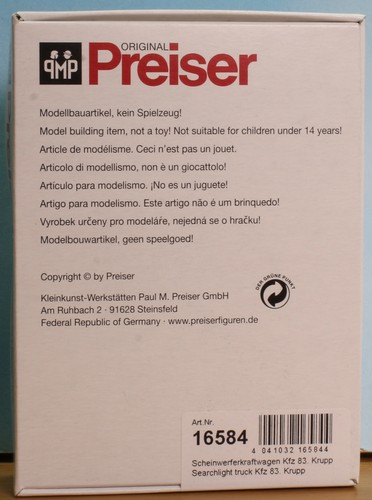 Preiser 16584 spur h0 - 16584,,