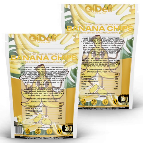 Bananenchips 10kg ungesüßt - bananenchips,
