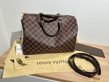 Louis Vuitton Speedy 35 Bandouliere Damier Ebene Canvas